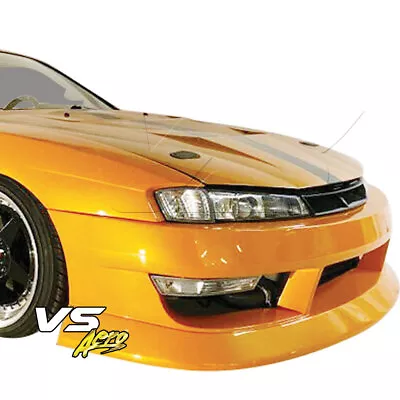 VSaero FRP BSPO Blister Wide Body Front Bumper S14 For 240SX Nissan 97-98 Vsaer • $432