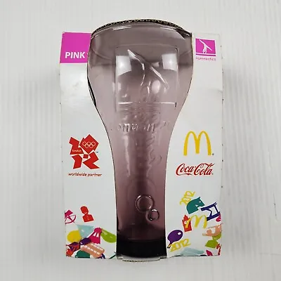 McDonald's Coca Cola Pink Glass 2012 London Olympics McDonalds Limited Edition • $6.43