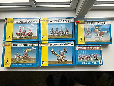 £2780.62 • Buy Factory Sealed 2nd Edition High Elves Army. Very Rare 1990’s Warhammer Collector