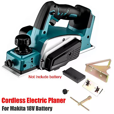 82mm Cordless Electric Planer Handheld Plane Woodworking For Makita Battery 18V • $78.95