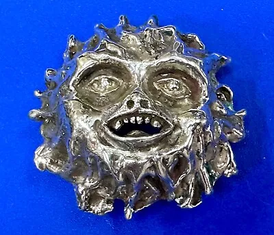 Happy Monster Face Belt Buckle.    So Cool! -  Tested 900 Silver Mexico • $174.50