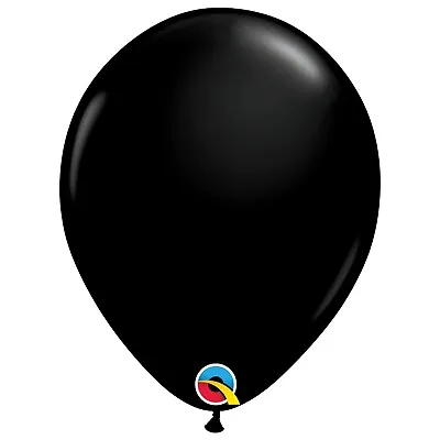 Qualatex Balloons Premium Latex 11” Black 100 EA • $28