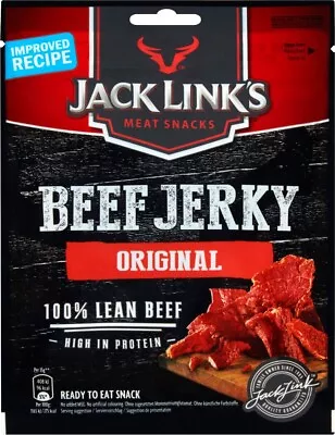 Jack Link's Beef Jerky Original - Dry Meat Snack - 25 Grams • £1.43