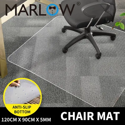 Marlow Chair Mat Office Carpet Floor Protectors Home Room Computer Work 120X90 • $34.99