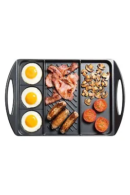 Lakeland All In One Non-Stick Multi-Section Divided Griddle Frying Cooking Pan • £39