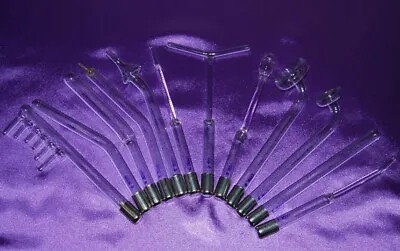 $66.99 • Buy 12 ELECTRODES TUBE HIGH FREQUENCY VIOLET RAY DARSONVAL Crown SKIN CARE 11MM 