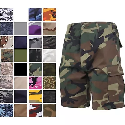 Tactical BDU Shorts Military Camo Cargo Shorts Army Fatigues Camouflage Uniform • $35.99