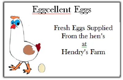 24 Egg Box Labels Personalised Chicken Duck Hen Cartons Boxes Barn Eggs Label • £7.70