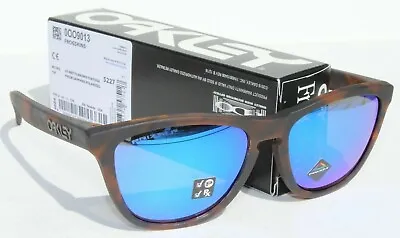 OAKLEY Frogskins POLARIZED Sunglasses Matte Tortoise/Prizm Sapphire Blue OO9013 • $109.95