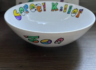 Hand Painted Personalised Cereal Killer Bowl. Customise With A Name • £9.50