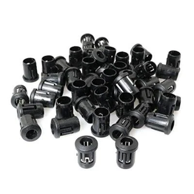 $11.41 • Buy 50pcs 5mm Led Holder Light Emitting Diode Holder Lamp Base Cover Black Plastic D