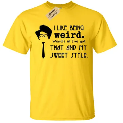 £10.83 • Buy Men's It Crowd T-Shirt | S To Plus Size | Funny I Like Being Weird - Moss