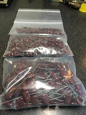 Large Lot Silver Mica Capacitors • $45