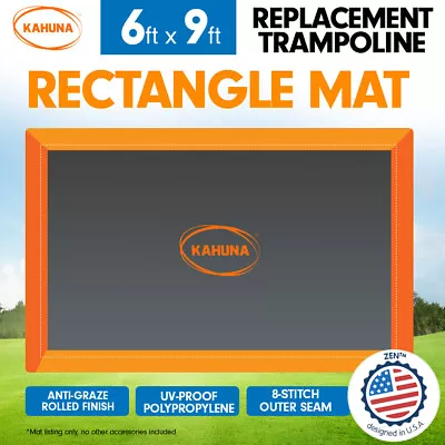 NEW 6ft X 9ft  RECTANGULAR REPLACEMENT TRAMPOLINE MAT  OUTDOOR PARTS • $119