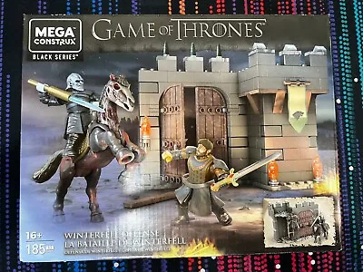 NEW Game Of Thrones WINTERFELL DEFENSE Mega Construx Black Series 185pcs GMN73 2 • $35