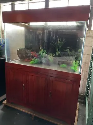 WARRANTY INCLUDED 162 Gallon ULTRA CLEAR SAPPHIRE GLASS Aquarium Fish Tank Setup • $3050
