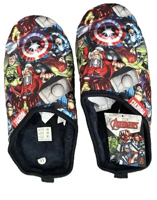 Men's Marvel Avengers Mule Slippers Size UK 11 BNWT Fathers Day • £10.99