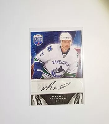 2009 Upper Deck Be A Player Mason Raymond Auto Vancouver Canucks • $1.99