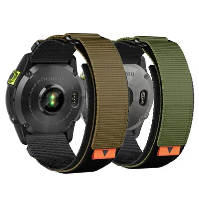 26mm QuickFit Rugged Nylon Sport Watch Band For Garmin Enduro 2 Wristwatch Strap • $27.99