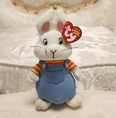 Ty Beanie Baby MAX - Nick Jr. Max And Ruby - Bunny Rabbit - Retired • $12.50