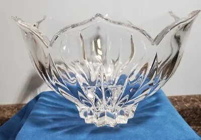 Vintage Crystal Gorham Lotus Crystal Bowls Set Of 2 Bowls  Excellent Condition  • $82.32
