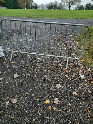 £1300 • Buy Galvanized Pedestrian Crowd Barriers X 50 Good Used Condition 