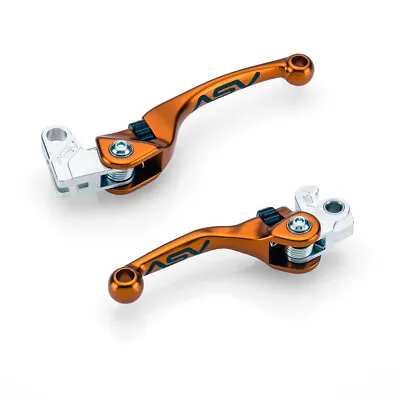 2013-2024 KTM 85 SX ASV Inventions F4 Brake & Clutch Lever PAIR PACK Orange • $175