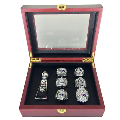 Tom Brady New England Patriots Super Bowl Ring Set Vince Lombardi Trophy • $145.82