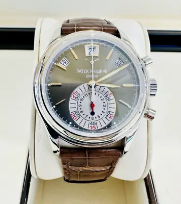 Patek Philippe Annual Calendar 5960P  Platinum Grey Dial 40mm Auto Watch B/PAPER • $54999