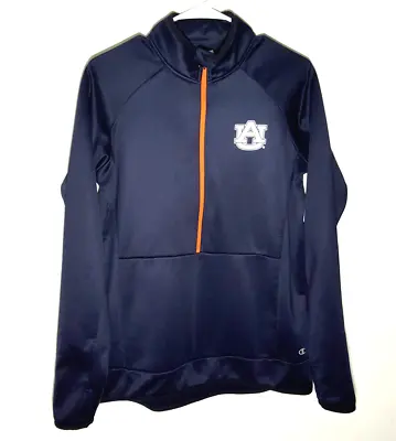 Auburn Tigers Half Zip Jacket By Champion | Polyester Sportswear | Mens Large • $23.95