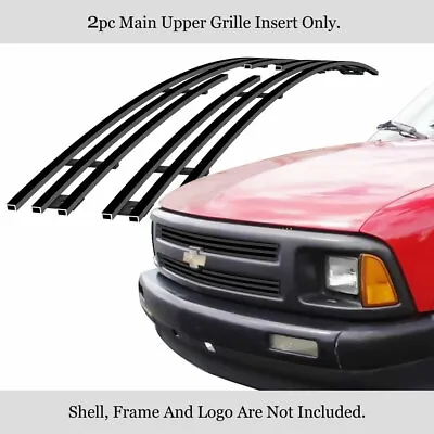 Fits 1994-1997 Chevy S-10/Blazer Pickup Main Upper Black Billet Grille Insert • $53.99