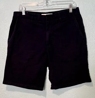 Norse Projects Dark Blue AROS Seersucker Shorts Mens Size 32 Inseam 8.5  Summer • $31.16