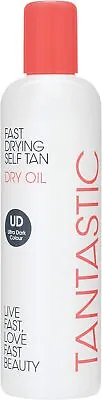 TANTASTIC Instant Fake Tan Ultra Dark Dry Oil - Non Self Tan Smell Fast Dry &  • £8.95