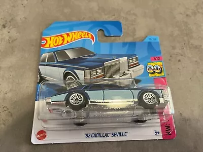 New Hot Wheels On Short Card - 82 Cadillac Seville • £1.75