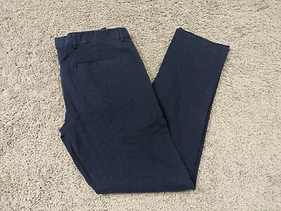 Paisley & Gray Linen Pants Mens 31X29 55% Linen Blue • $14.77