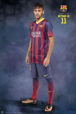 Fc Barcelona - Sports Poster / Print (Neymar Da Silva Santos / Neymar Jr. #11) • $11.99