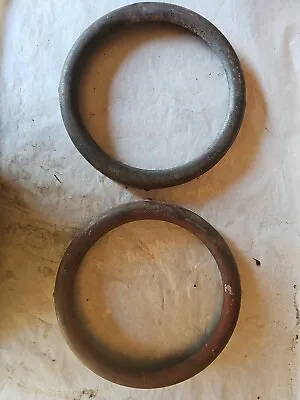 1919-1927 Ford Model T Head Lamp Light Rings Stamped 9in • $46