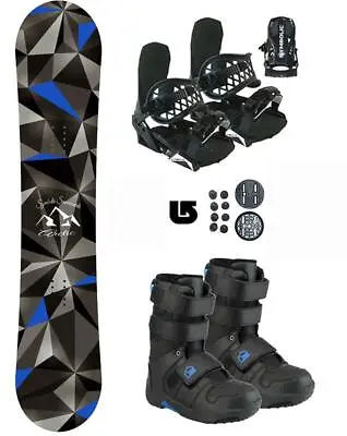 Symbolic Arctic Snowboard+Bindings+Boots Kid Boy Girl Complete Package +burton X • $309.95