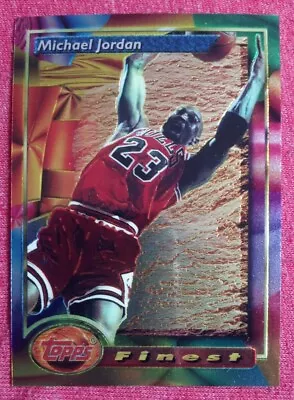 1993 Michael Jordan Finest Non Refractor #1  Chicago Bulls Super Rare Untouched • $1900