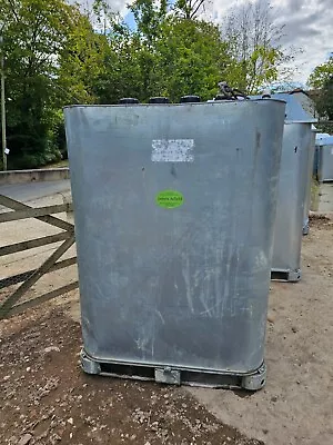 £264 • Buy £200+vat Bunded Fuel Diesel Oil 1000 Litre Storage Drum Tank Bowser Generator T5