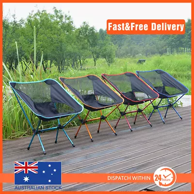 Lightweight Folding Camping Chair Portable Outdoor Fishing Seat Ultra-Light • $31.95