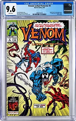 Venom Lethal Protector #5 CGC 9.6 (Jun 1993 Marvel) 1st Phage Lasher Riot Agony • $69