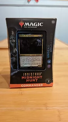 Magic The Gathering Innistrad: Midnight Hunt Commander Deck - Undead Unleashed • $154.65