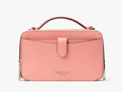Kate Spade Hudson Double-zip Top Handle Leather Crossbody W/ Wallet ~NWT~ • $333.39