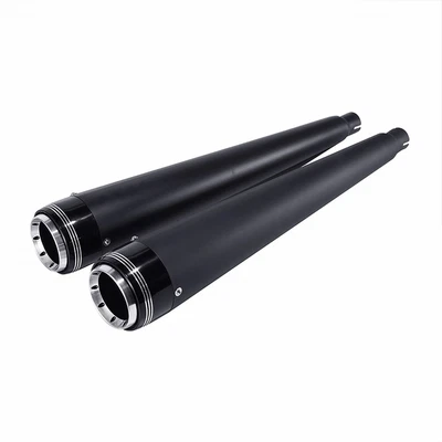 £250.99 • Buy Black 4'' Megaphone Slip-on Exhaust For Harley Road King Classic 00-13