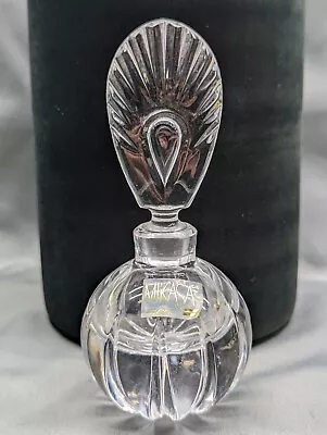 Vintage Mikasa Yugoslavia Cut Crystal Perfume Decanter With Stopper Essential • $15.29