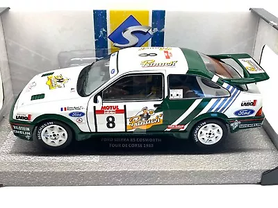 1:18 Scale Solido Ford Sierra Cosworth Rally Car - Didier Auriol 1988 Model Car • £49.99