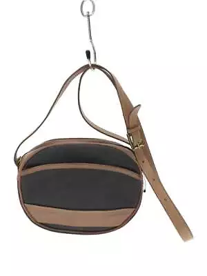 LANVIN Mini Shoulder Bag Leather Brown From Japan • £90.98