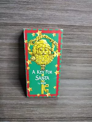 Vintage Ganz A Key For Santa Gold Tone Heavy 3.5” Christmas Gift Ornament  • $15