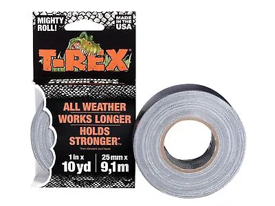 Shurtape T-REX Duct Tape 25mm X 9.1m Graphite Grey • £2.90